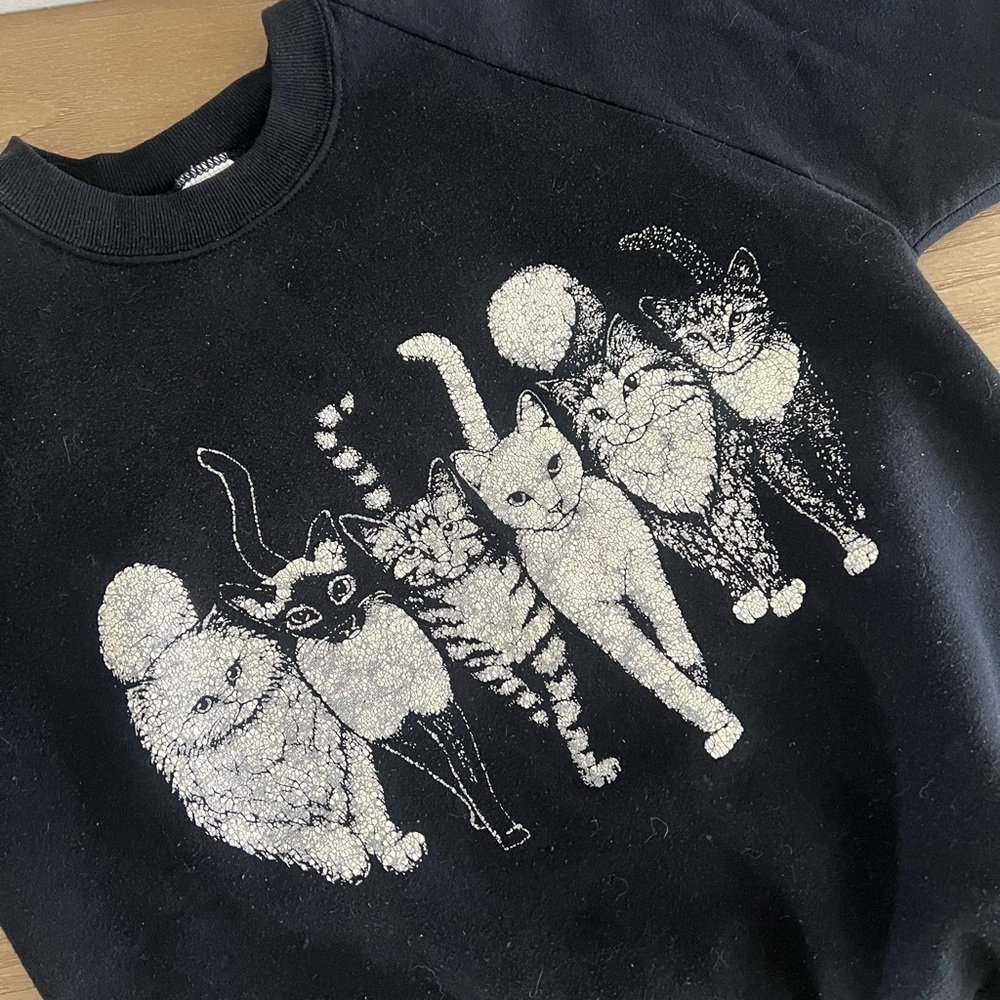 Vintage Cat Butt Sweater (as seen on Amy Schumer in ‘Kinda Pregnant’) Size Large